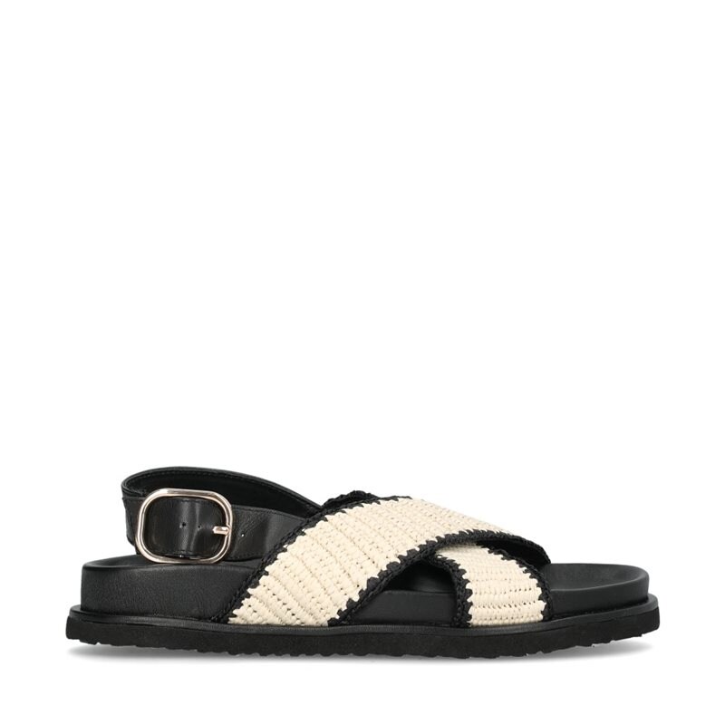 Engla Raffia Cross Multi