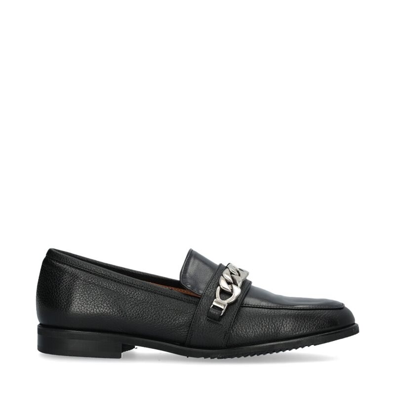 Erba chain loafer 01 Black