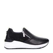 Ava sneaker zip 01 Black